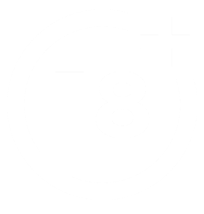18+ White logo